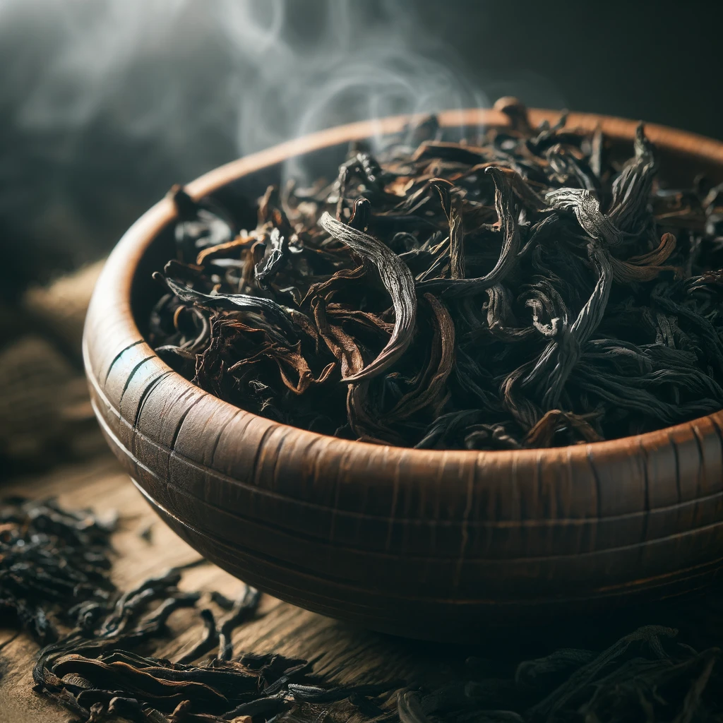 Lapsang Souchong tea leaves