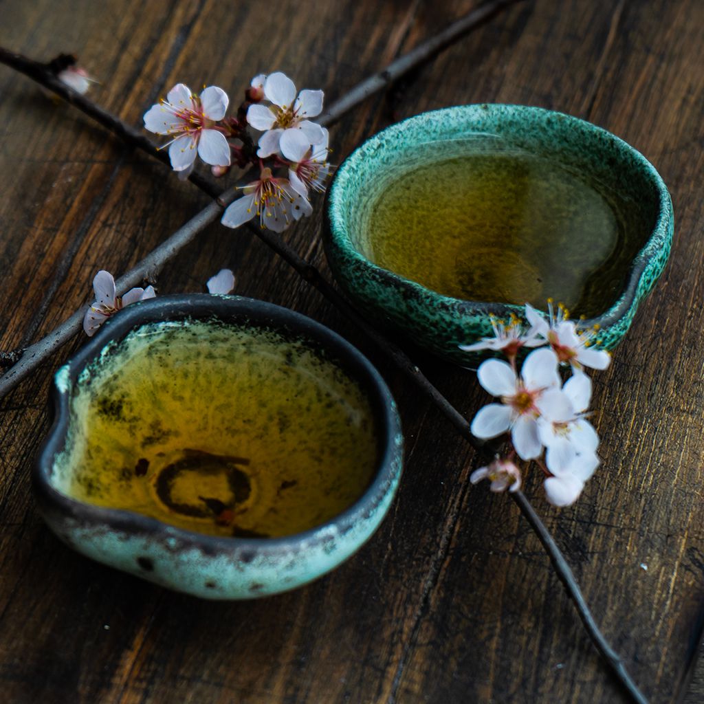 Japanese Sencha Tea Infusion