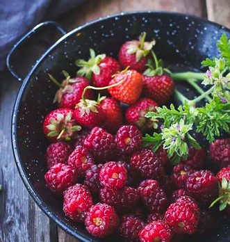 Tisane aux fruits rouges