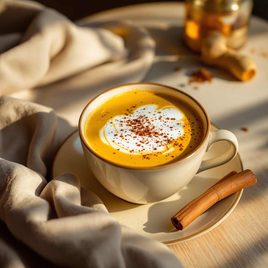 Golden latte : la recette du lait d'or au curcuma