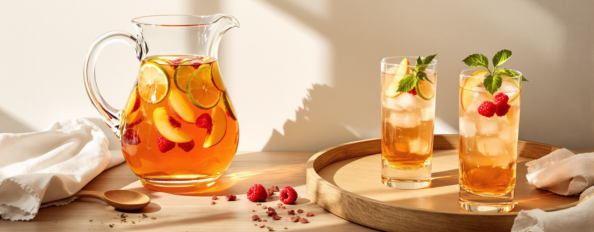 5 recettes de thé glacé originales à faire maison