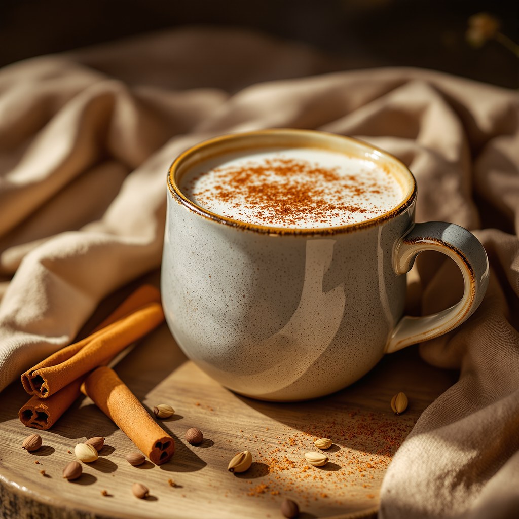 Chai latte : la recette maison au thé et aux épices