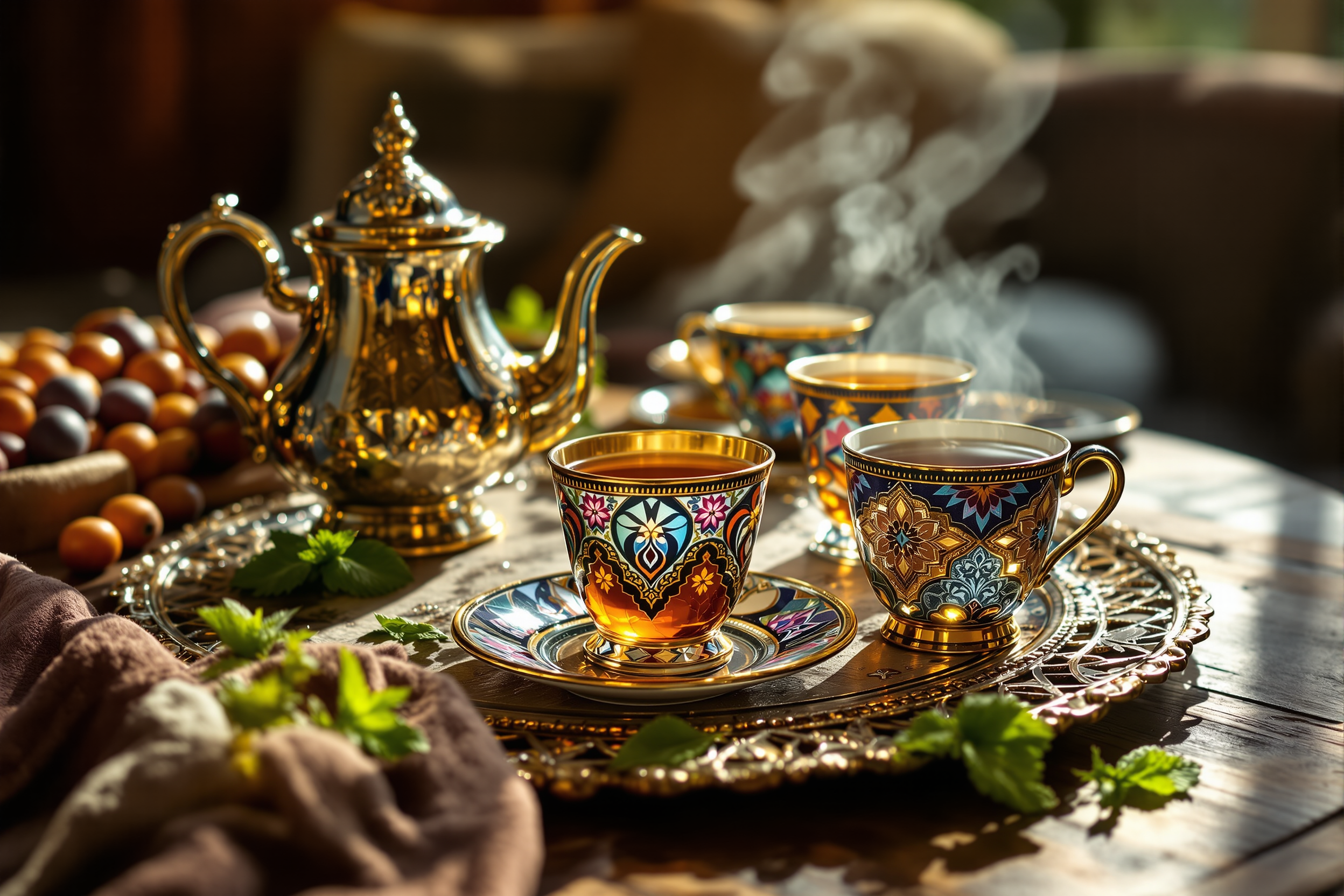 The Moroccan Tea Set: Serving Mint Tea the Traditional Way