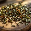 Semi-fermented tea: oolong, between green and black tea