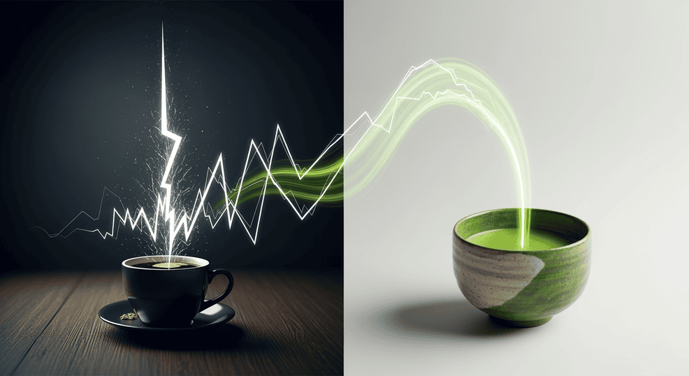 Matcha et caféine : énergisant naturel sans nervosité