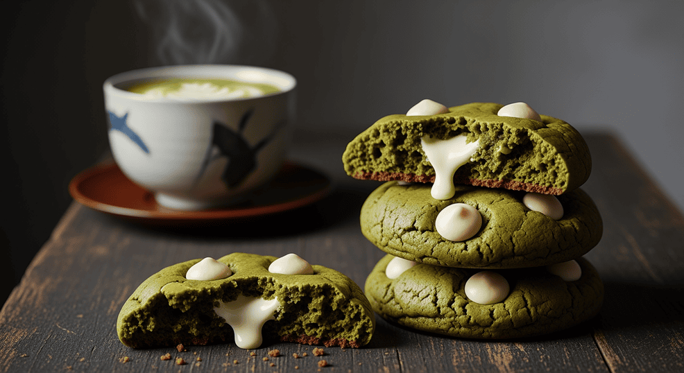 Cookies au matcha : la recette parfaite et moelleuse