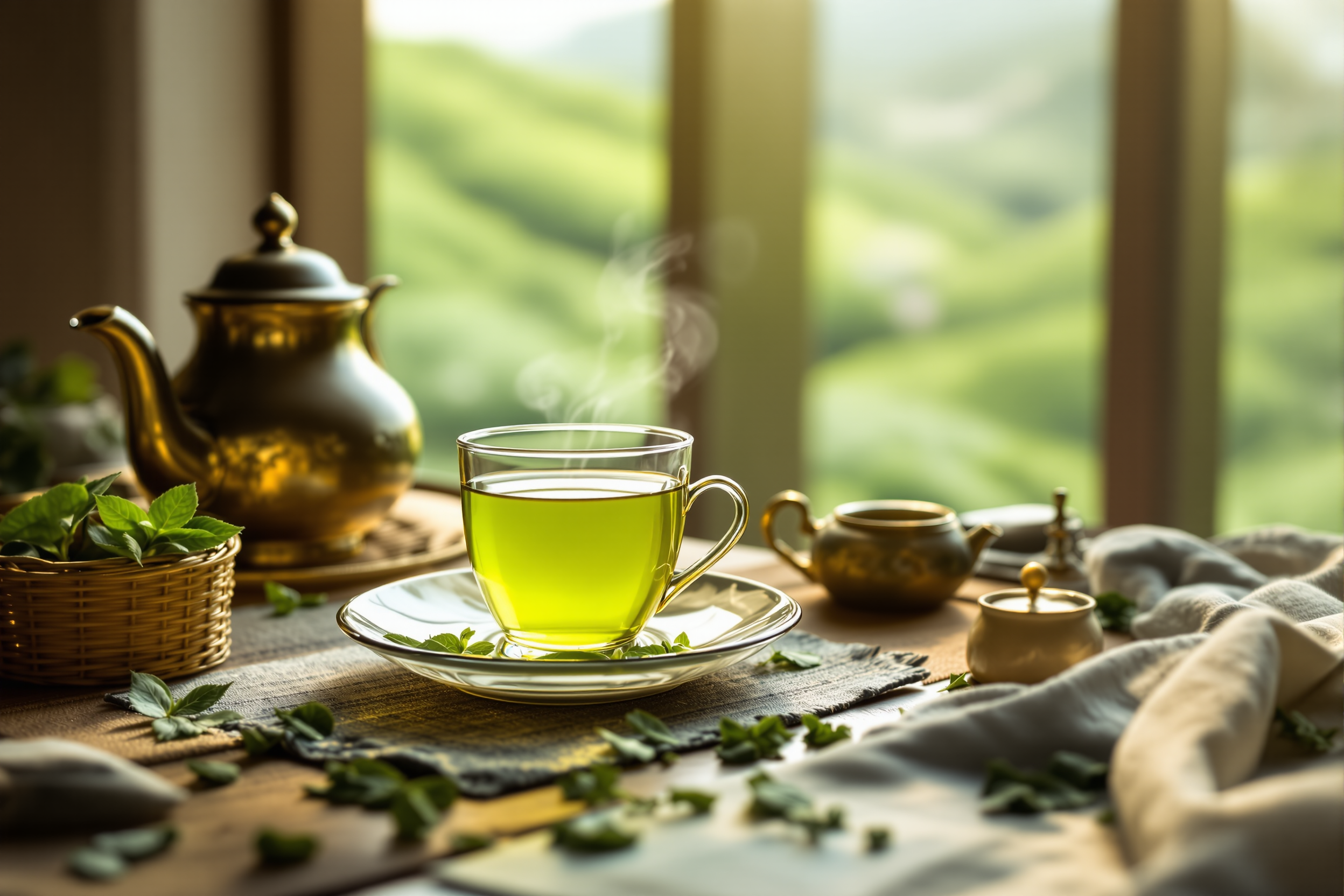 Origine du thé vert : histoire et légendes