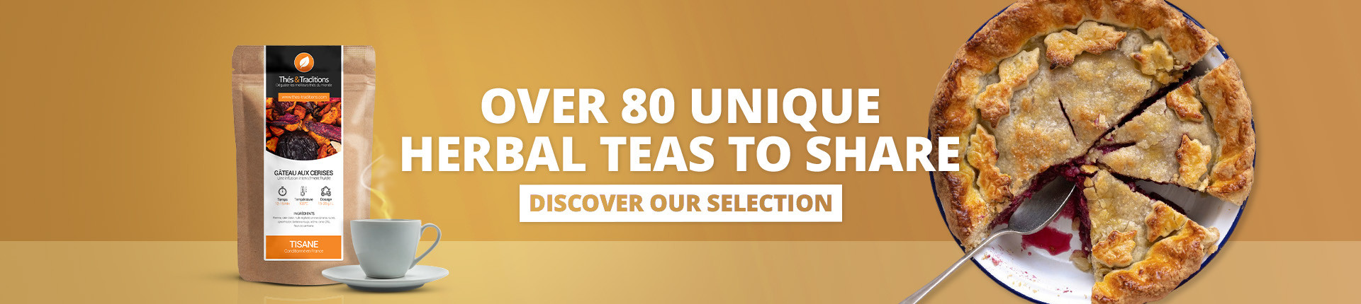 more than 80 herbal teas to enjoy together